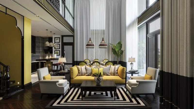 Căn hộ duplex đẹp phong cách Indochine